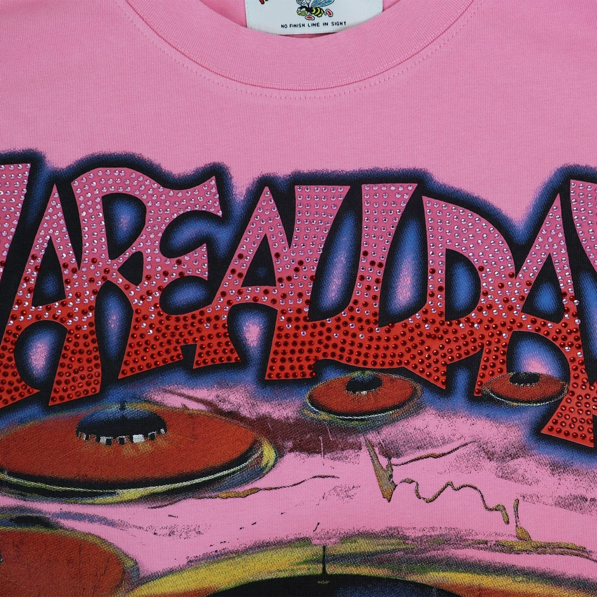 Valley Dreams UFO Comic Graphic Short-Sleeve T-Shirt ¡ª detail
