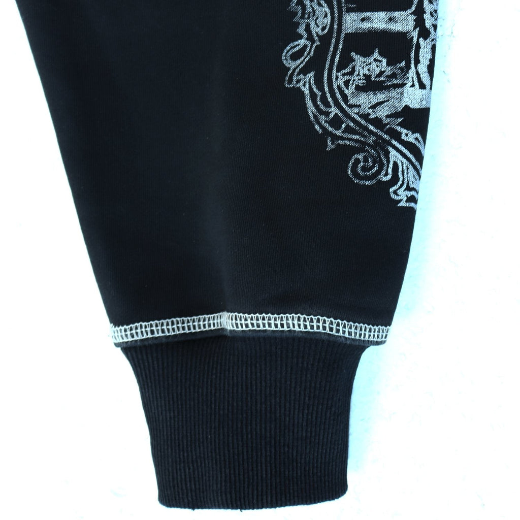 Valley Dreams 2000 Washed Black Graphic Hoodie ¡ª detail