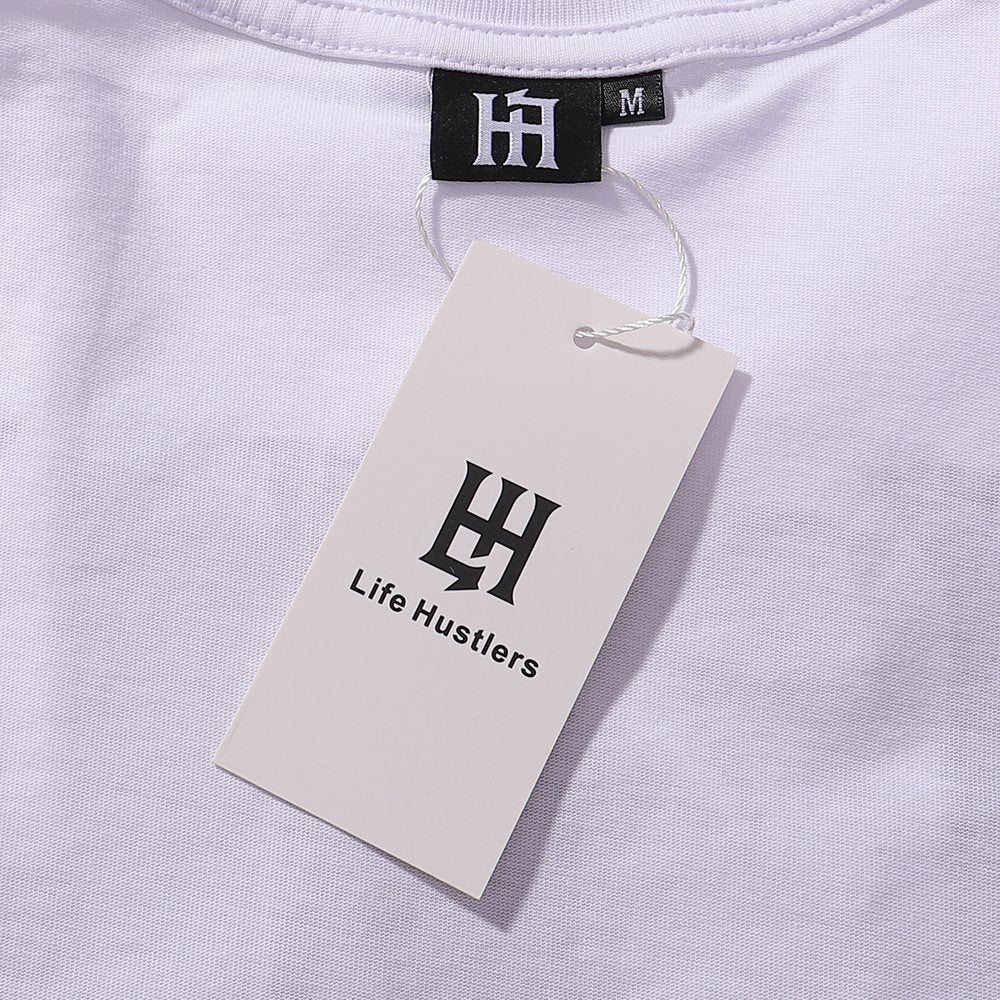 Life Hustlere Pary Praying Angel Graphic T-Shirt ¡ª hang_tag