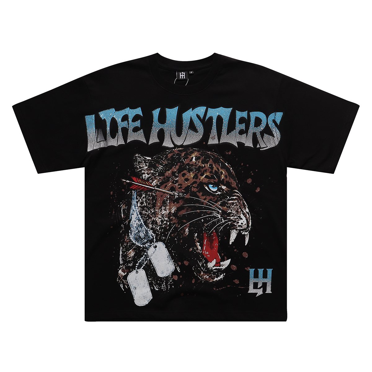 Life Hustlere Leopard Graphic T-Shirt ¡ª hero