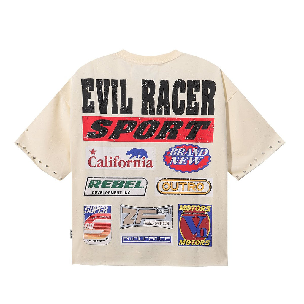 BKYS Revival Evil Racer Cropped Graphic T-Shirt ¡ª back