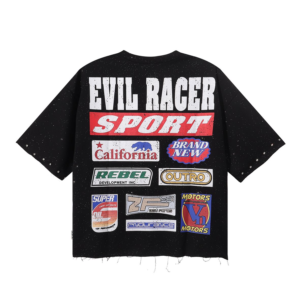 BKYS Revival Evil Racer Cropped Graphic T-Shirt ¡ª back