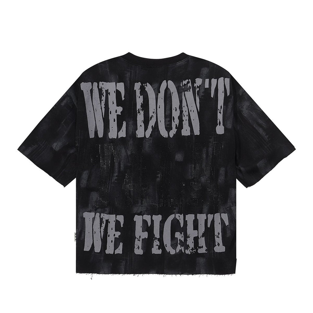 BKYS Revival Fight Club Graphic Cropped T-Shirt ¡ª back