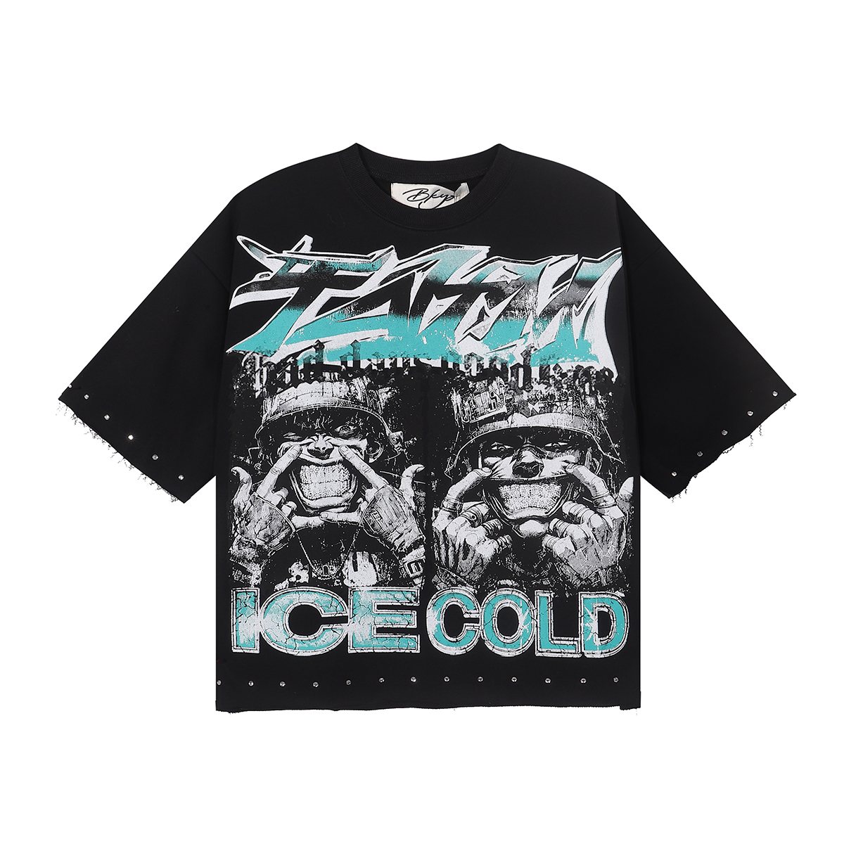 BKYS Revival Ice Cold Route 66 Cropped Graphic T-Shirt ¡ª hero