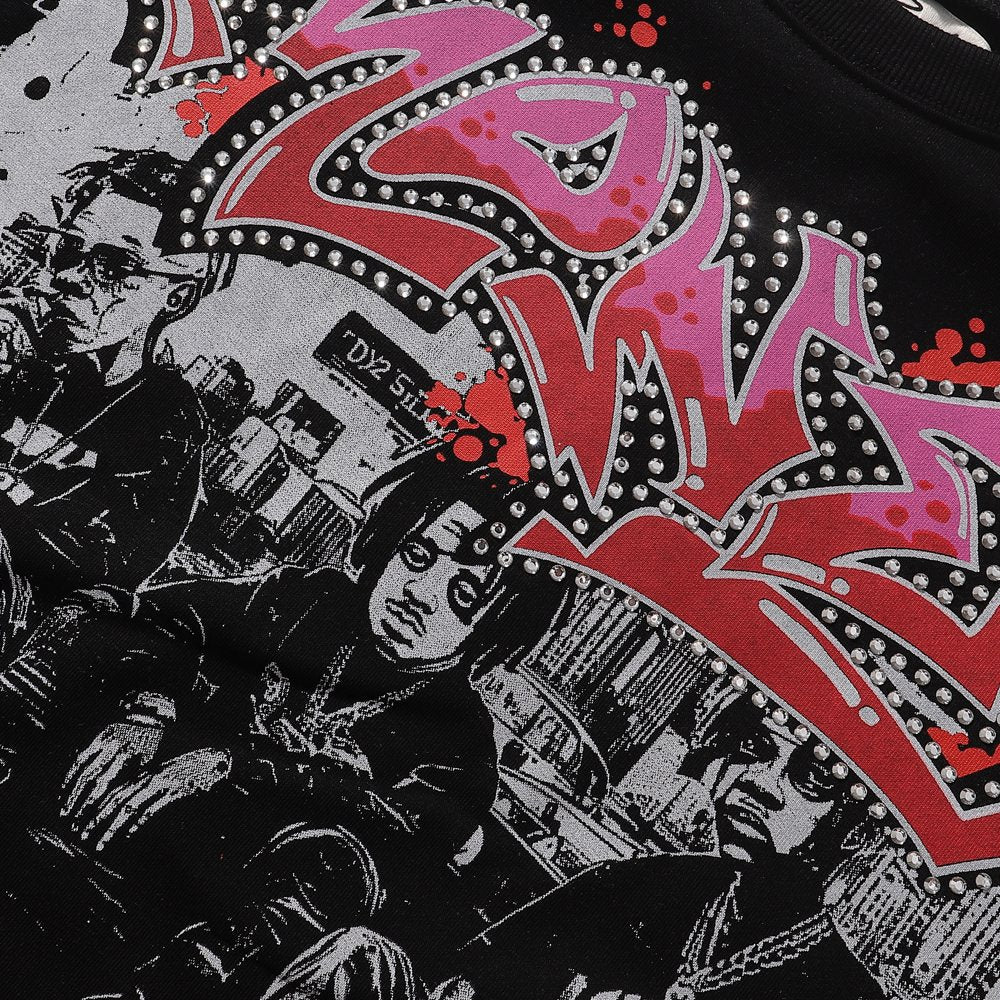 BKYS Revival Money Mood Cropped Graphic T-Shirt ¡ª detail