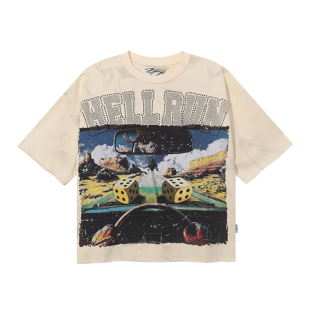 BKYS Revival Roll The Dice Car Graphic Cropped T-Shirt ¡ª hero