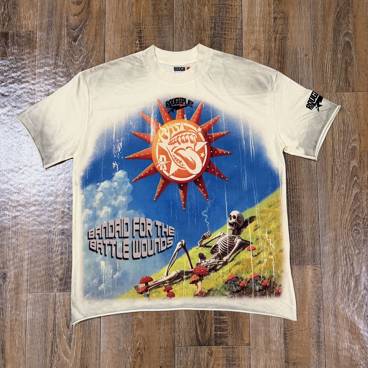 Rough Play Colorful Front & Back Graphic T-Shirt ¡ª front