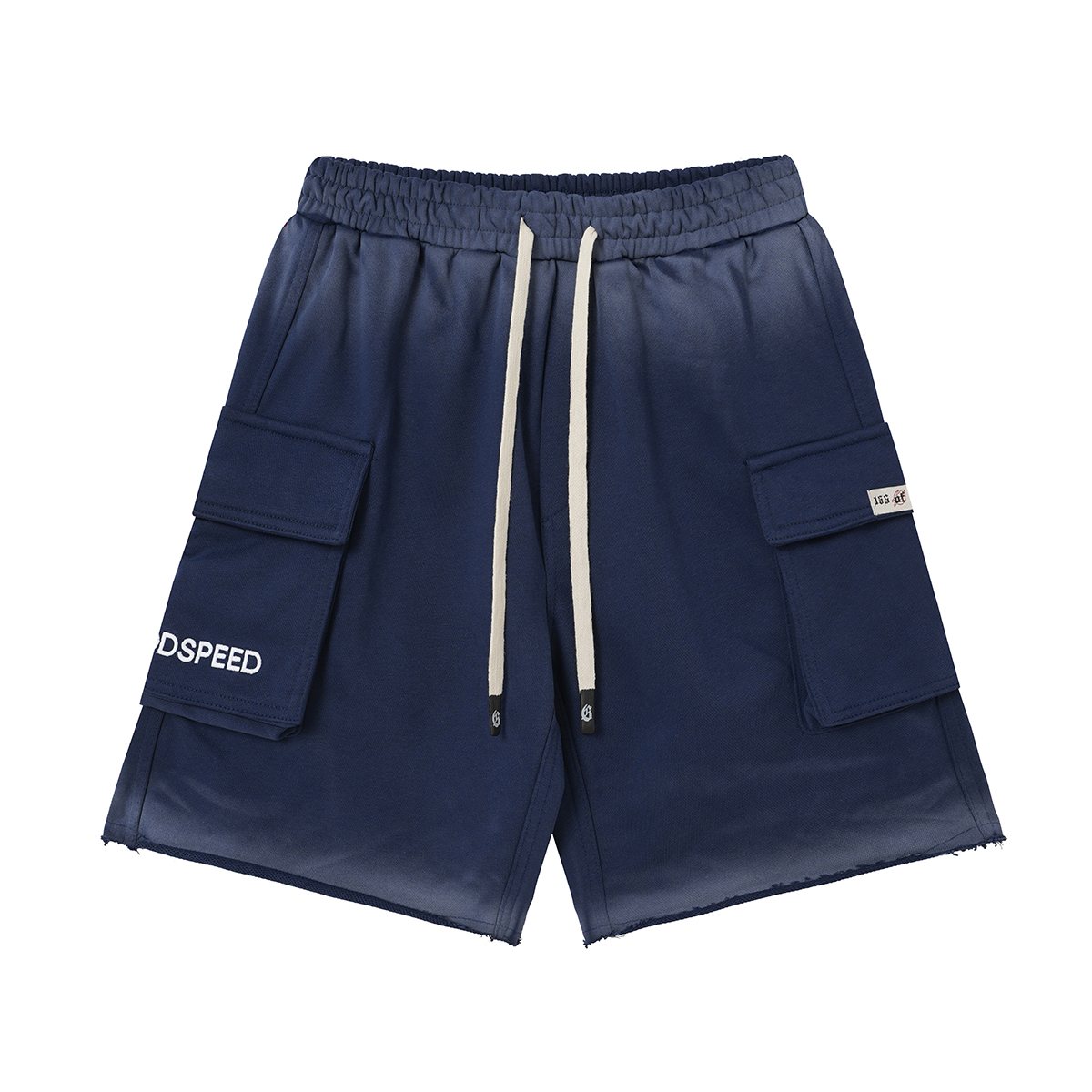 Godspeed Embroidered Cargo Sweat Shorts ¡ª front