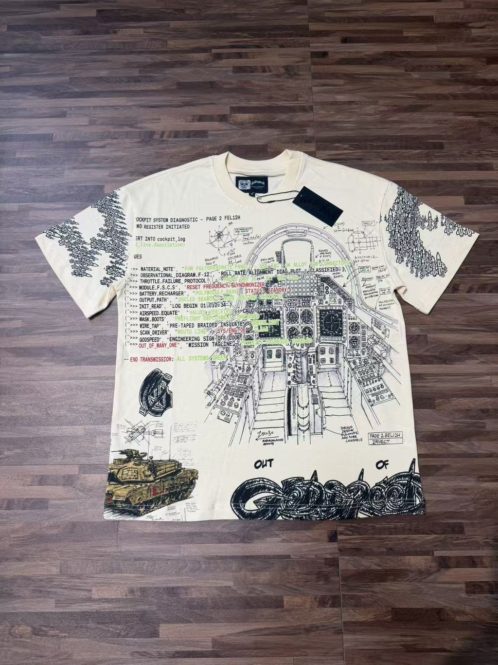 Godspeed Technical Mecha Graphic T-Shirt ¡ª front