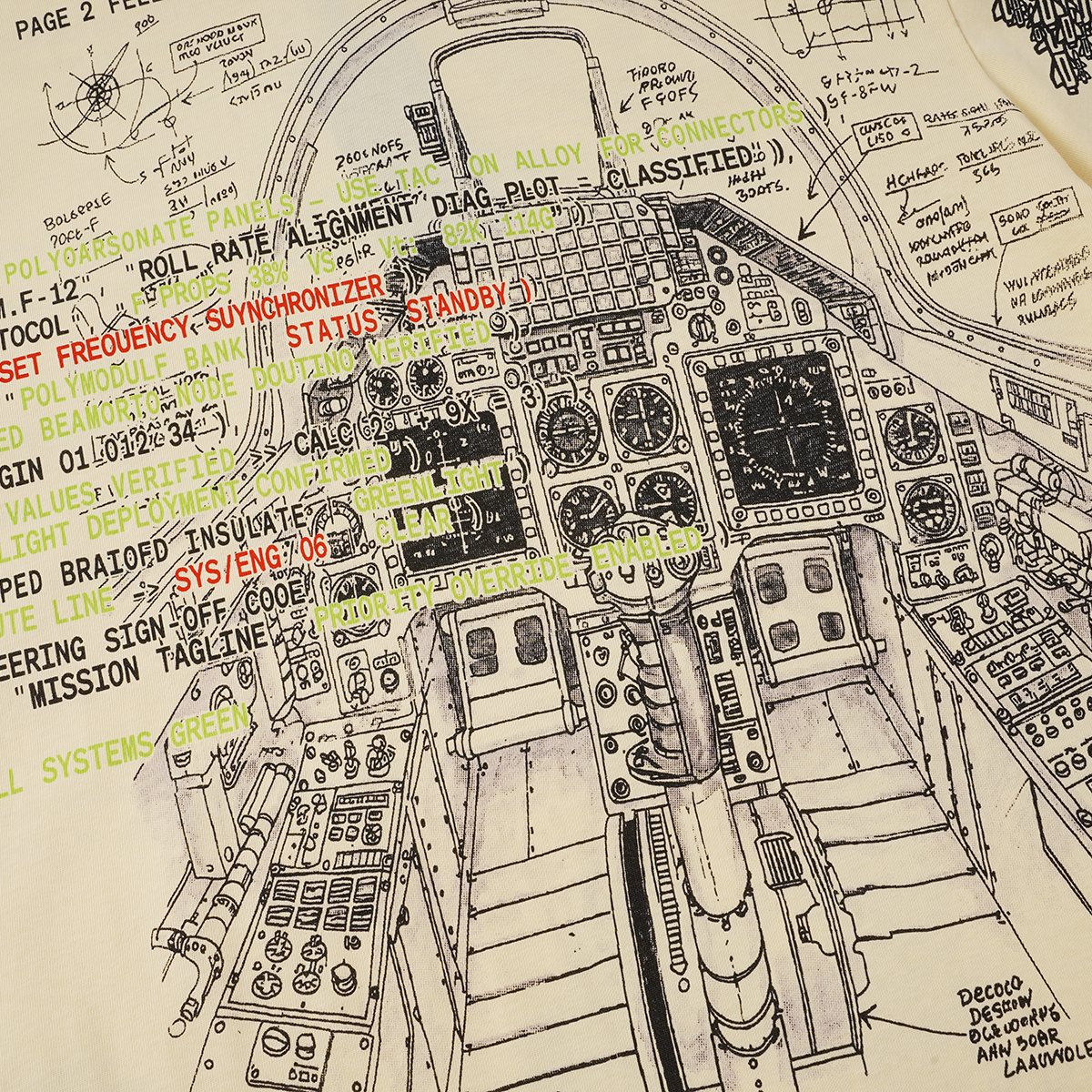 Godspeed Technical Mecha Graphic T-Shirt ¡ª detail