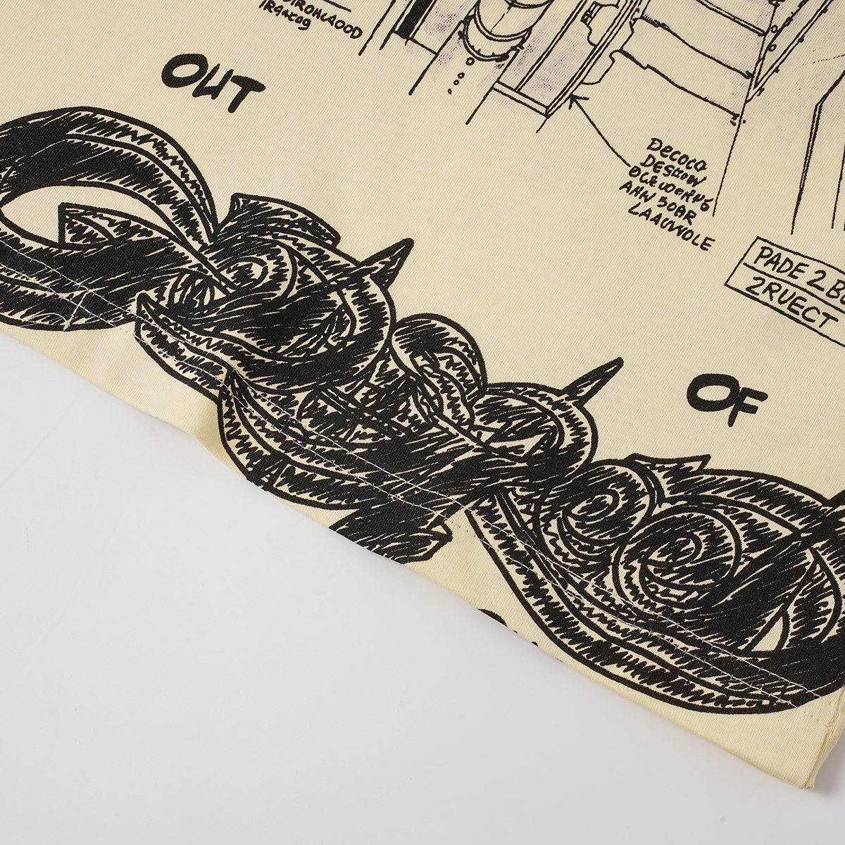 Godspeed Technical Mecha Graphic T-Shirt ¡ª detail