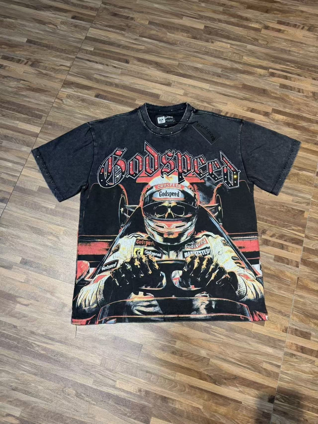Godspeed 69 Raceway Short-Sleeve Graphic T-Shirt ¡ª front