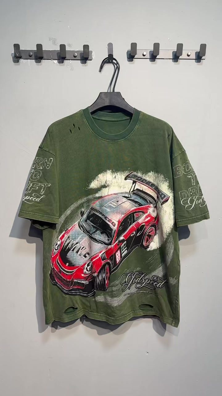 Godspeed Born to Drift Racing Graphic T-Shirt ¡ª context