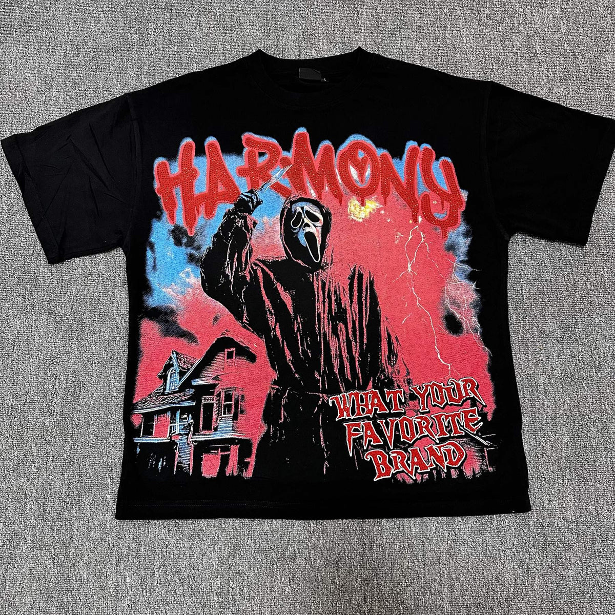 HARMONY Horror Graphic Short-Sleeve T-Shirt ¡ª hero