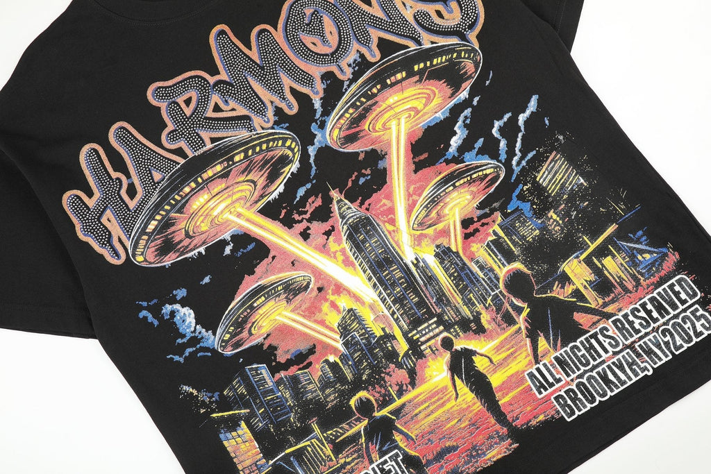 HARMONY UFO City Graphic T-Shirt ¡ª detail