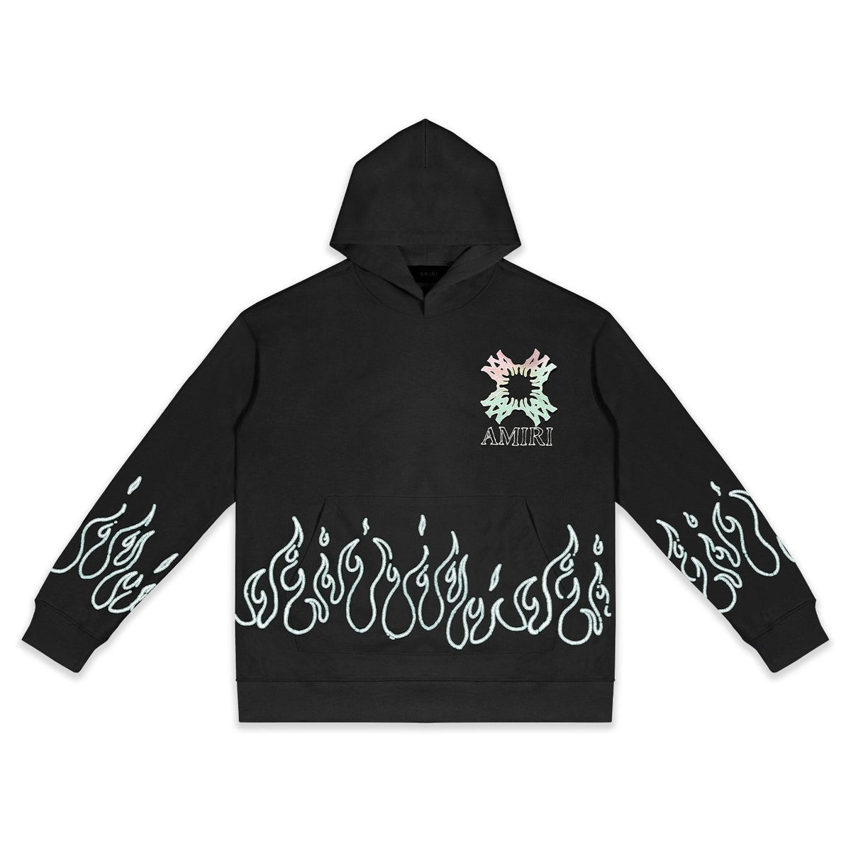 AMIRI Flame Cross Graphic Hoodie ¡ª front