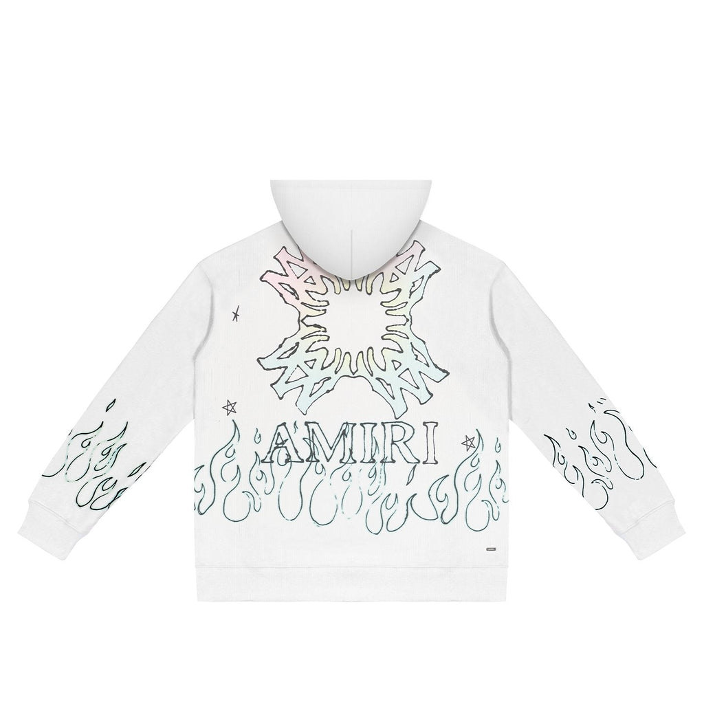 AMIRI Flame Cross Graphic Hoodie ¡ª back