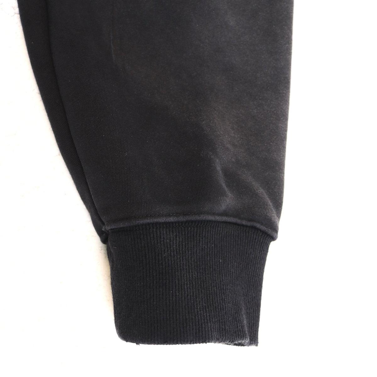 Valley Dreams Varsity Crest Washed Black Zip Hoodie ¡ª detail