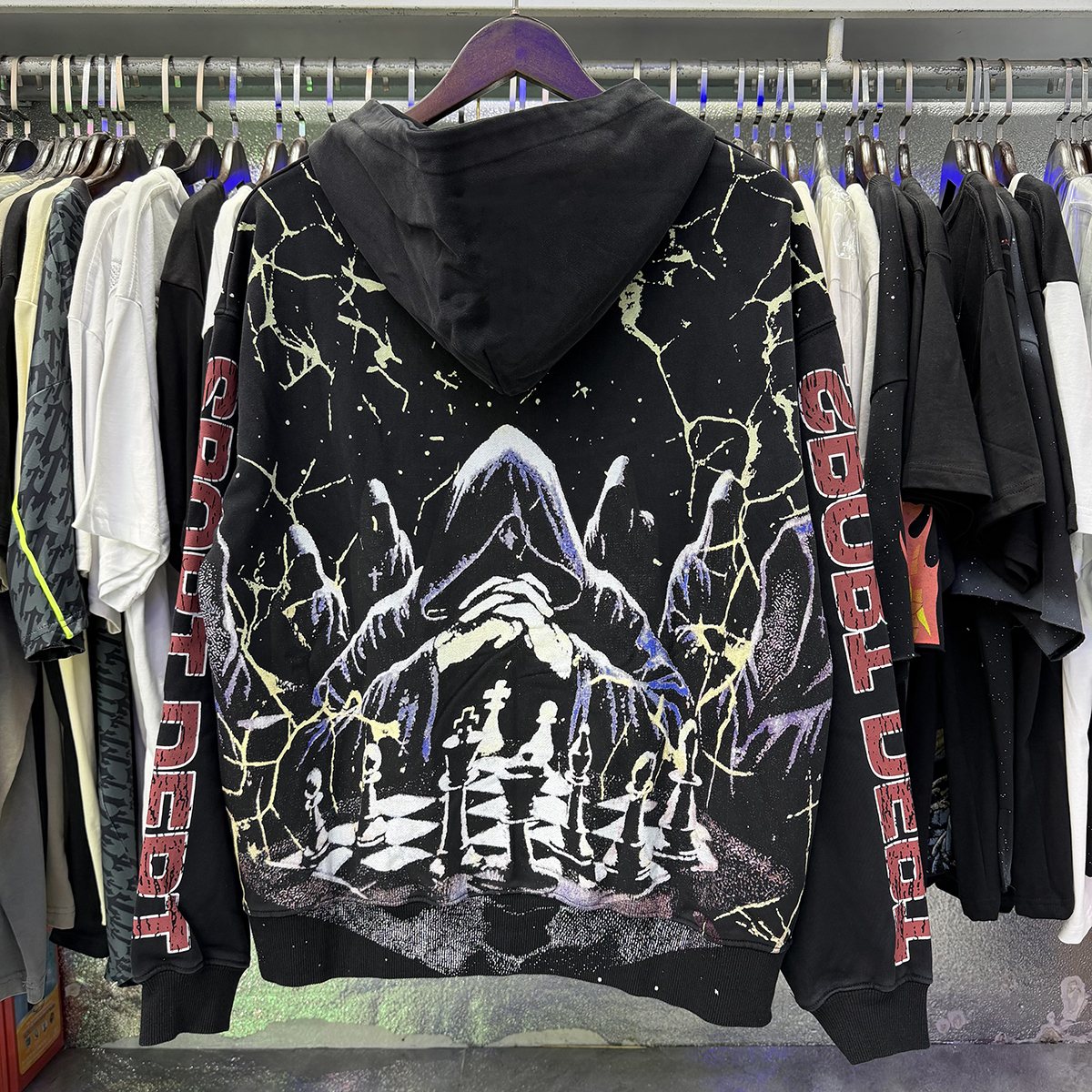 VALE USA Sport Dept Chess Graphic Zip Hoodie ¡ª context