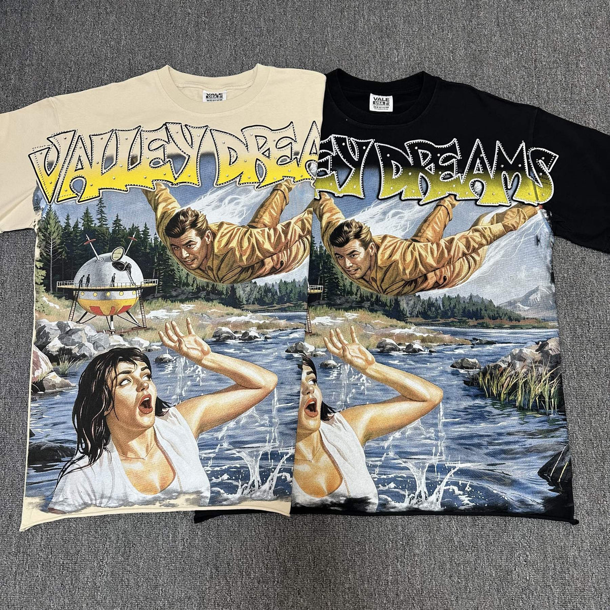 Valley Dreams Washed Graphic Short-Sleeve T-Shirt ¡ª context