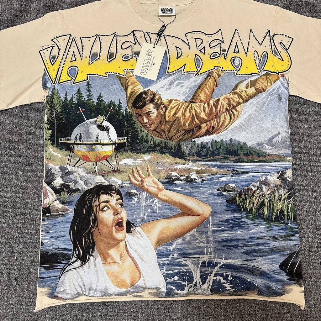 Valley Dreams Washed Graphic Short-Sleeve T-Shirt ¡ª detail