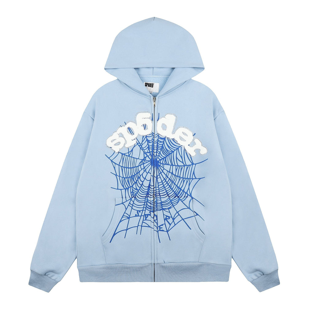 Sp5der Spiderweb Graphic Zip Hoodie ¡ª hero