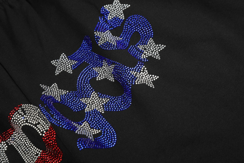 Sp5der Rhinestone Web Graphic Matching Set ¡ª detail