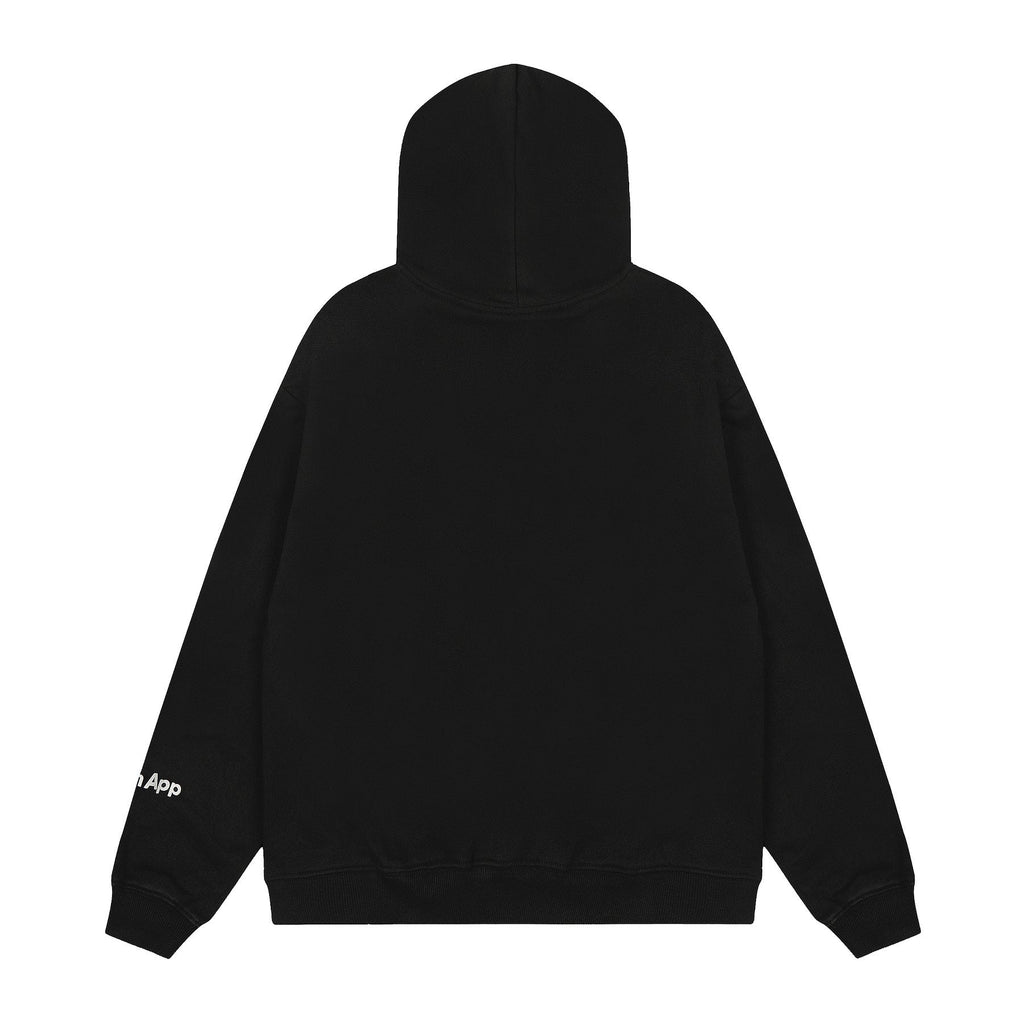Sp5der Black Spiderweb Zip Hoodie ¡ª back