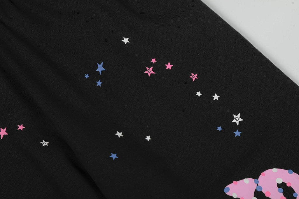 Sp5der Spider-Web Graphic Hoodie & Jogger Matching Set ¡ª detail