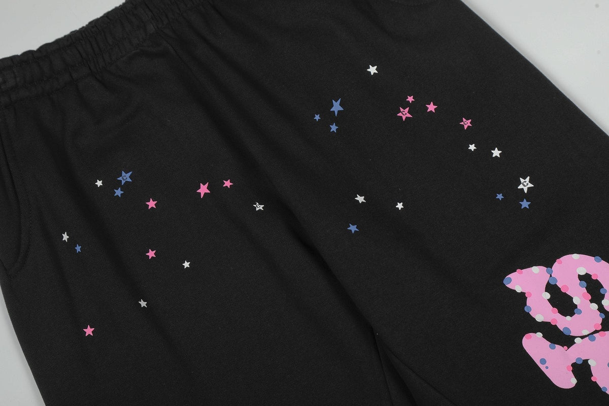 Sp5der Spider-Web Graphic Hoodie & Jogger Matching Set ¡ª detail