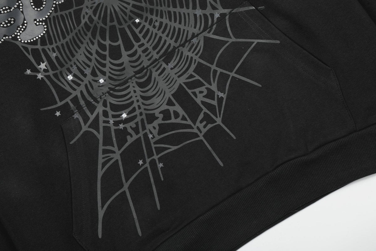 Sp5der Black Spiderweb Graphic Matching Set ¡ª detail