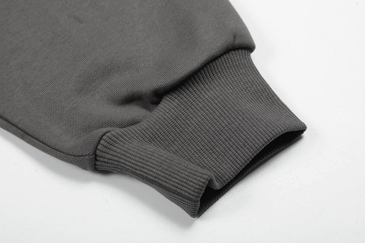 Sp5der Charcoal Gray Hoodie & Sweatpants Matching Set ¡ª detail