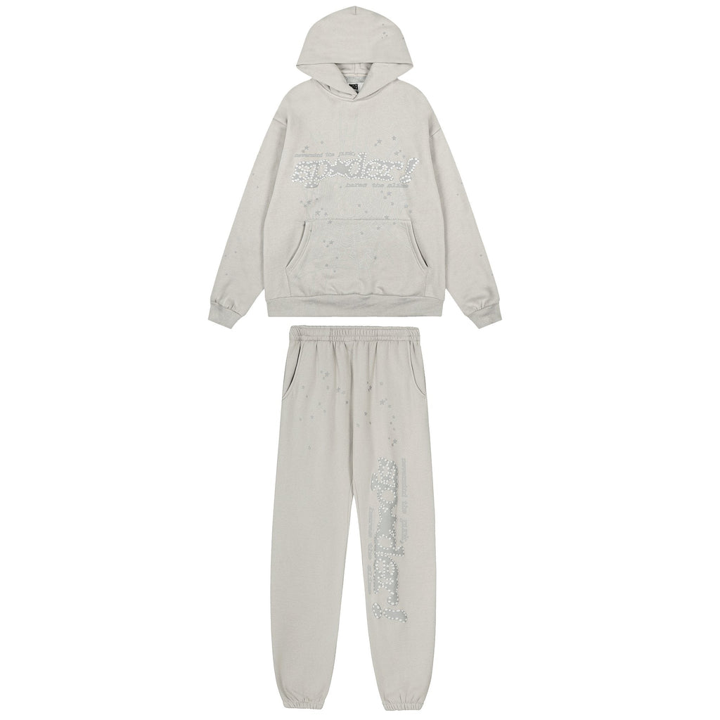 Sp5der Star Graphic Hoodie & Sweatpants Matching Set ¡ª hero