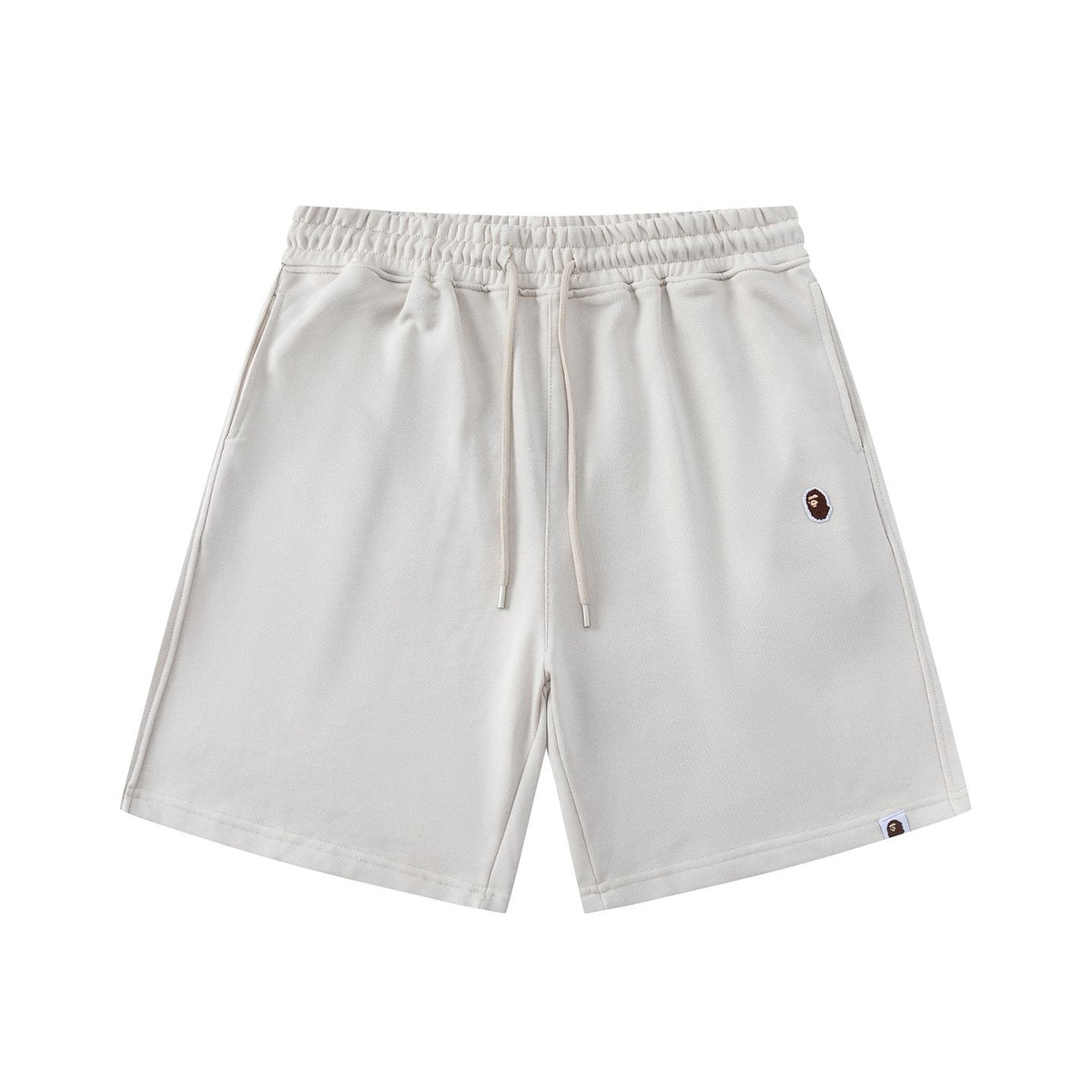 BAPE Ape-Head Logo Drawstring Shorts ¡ª front