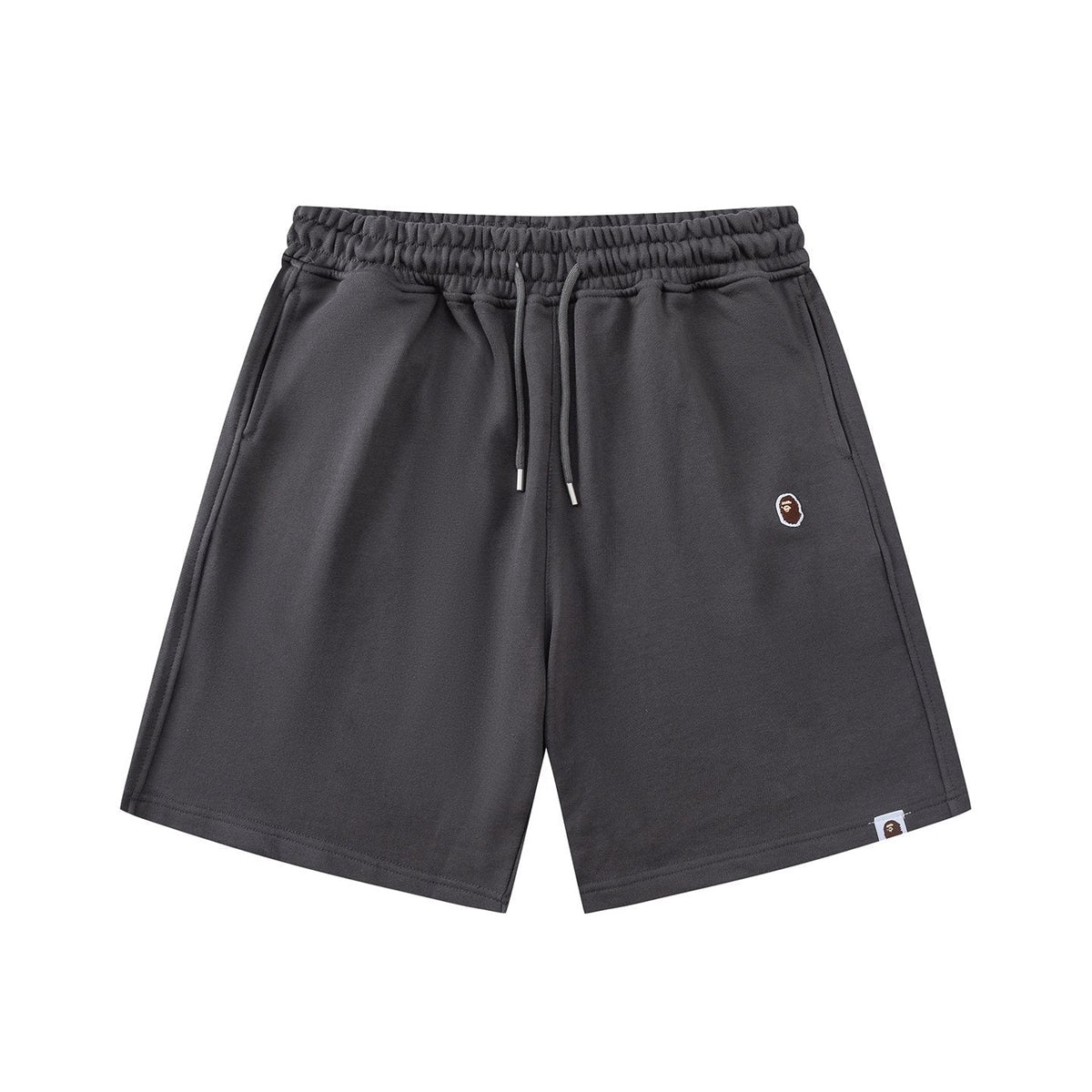 BAPE Ape-Head Logo Drawstring Shorts ¡ª front
