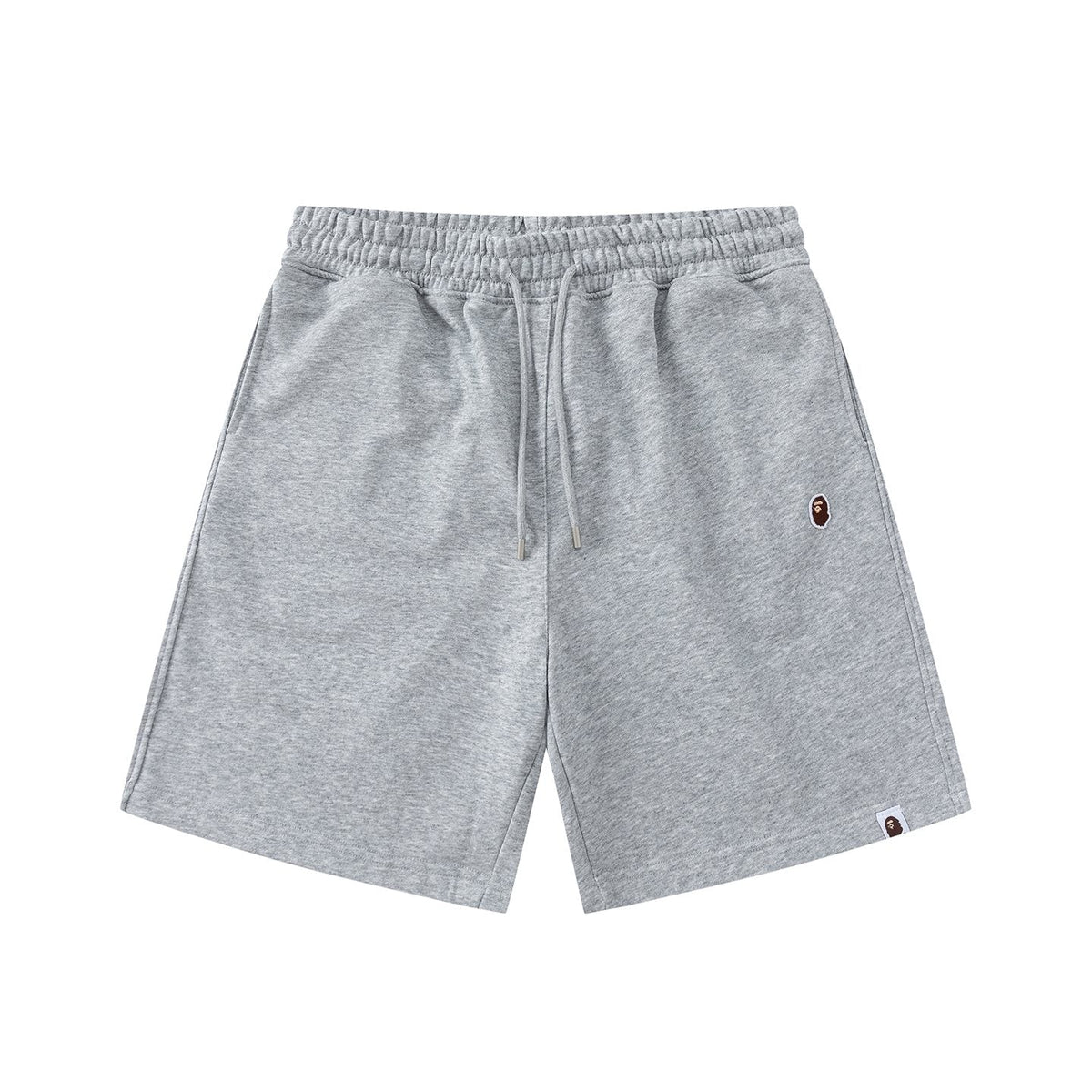 BAPE Ape-Head Logo Drawstring Shorts ¡ª front