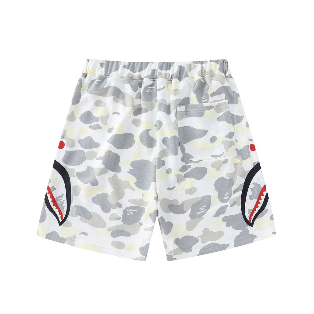 BAPE Shark Mouth Camouflage Shorts ¡ª back