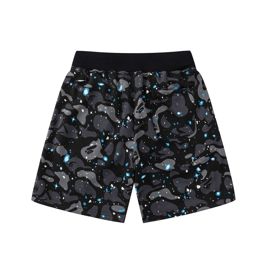 BAPE Camo Shark Graphic Shorts ¡ª back