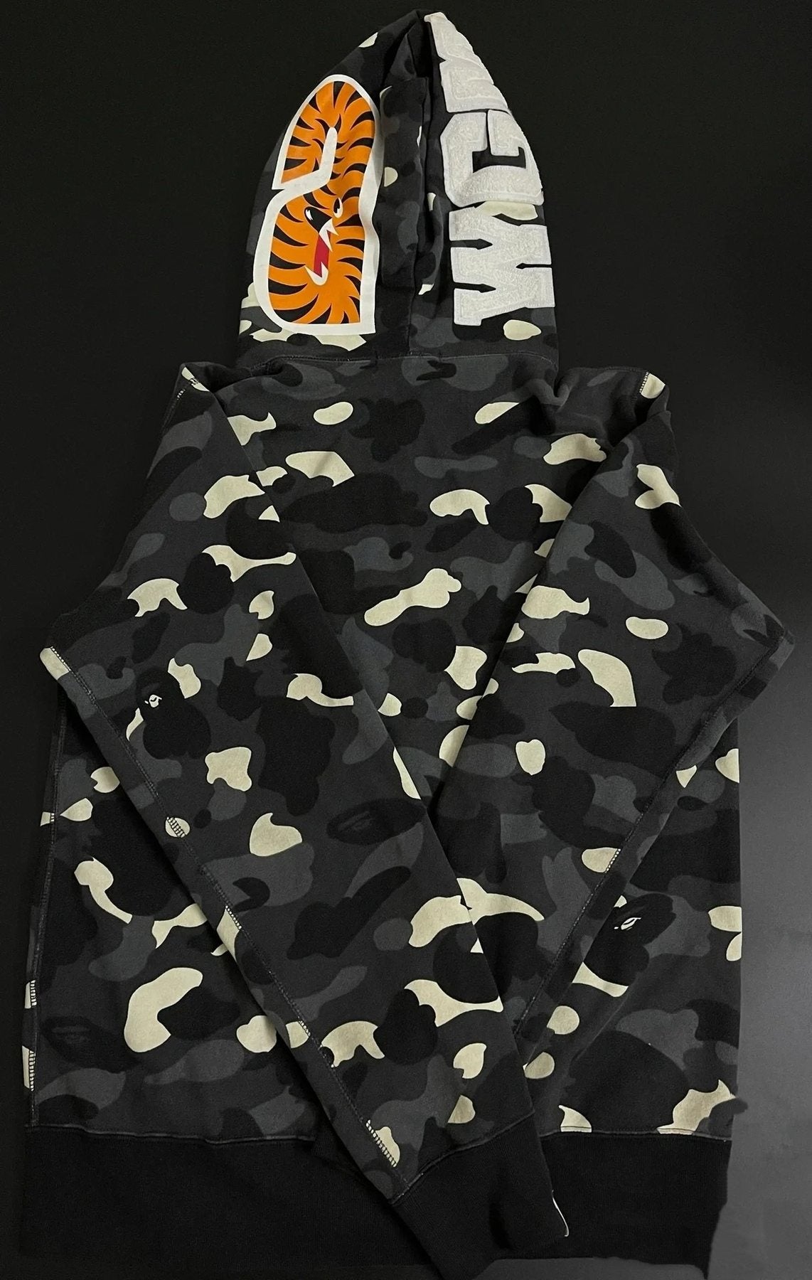 BAPE Shark Full-Zip Camo Hoodie ¡ª back