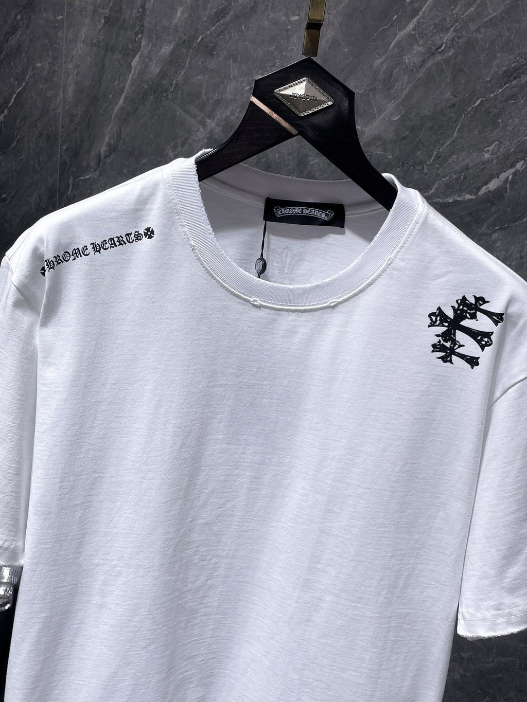 Chrome Hearts Cross Graphic Short-Sleeve T-Shirt ¡ª detail