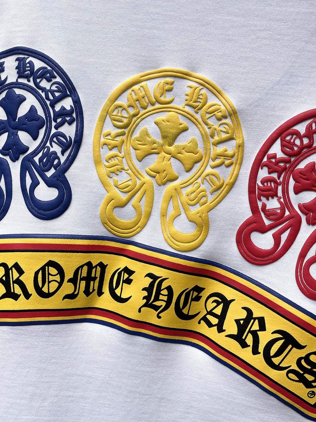 Chrome Hearts Multicolor Horseshoe Graphic T-Shirt ¡ª detail