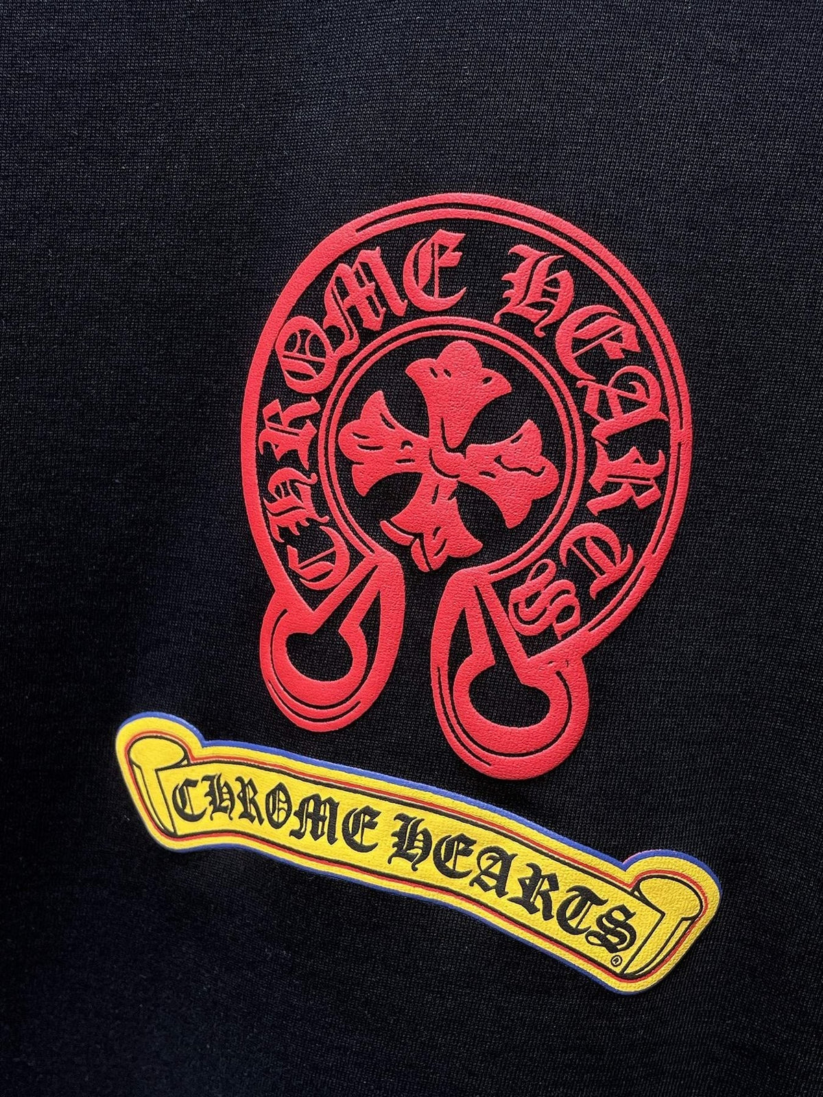Chrome Hearts Multicolor Horseshoe Graphic T-Shirt ¡ª detail