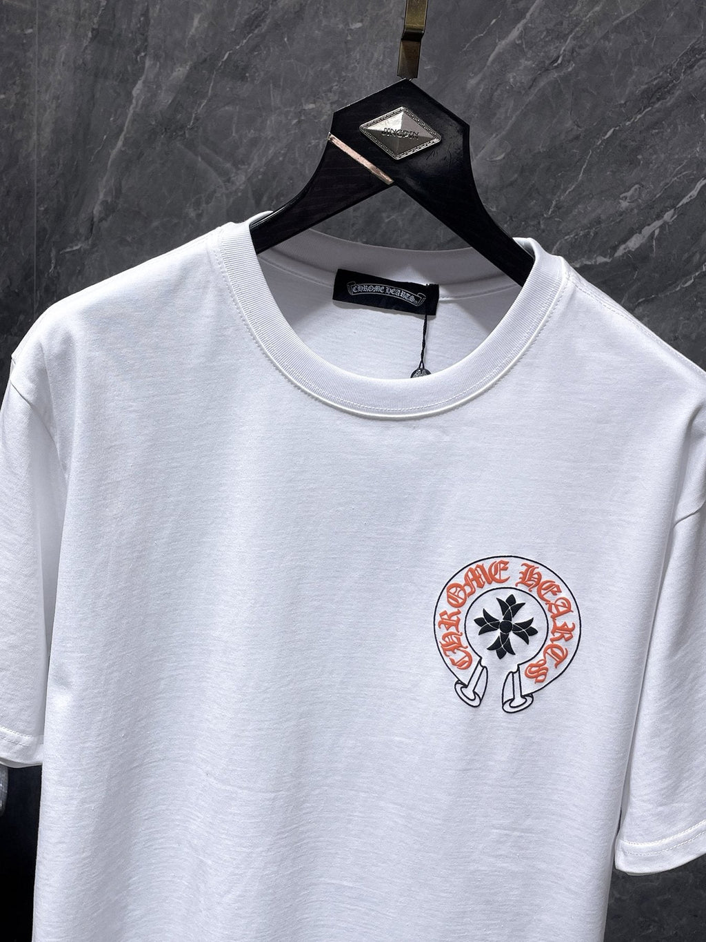 Chrome Hearts Splatter Horseshoe Graphic T-Shirt ¡ª detail