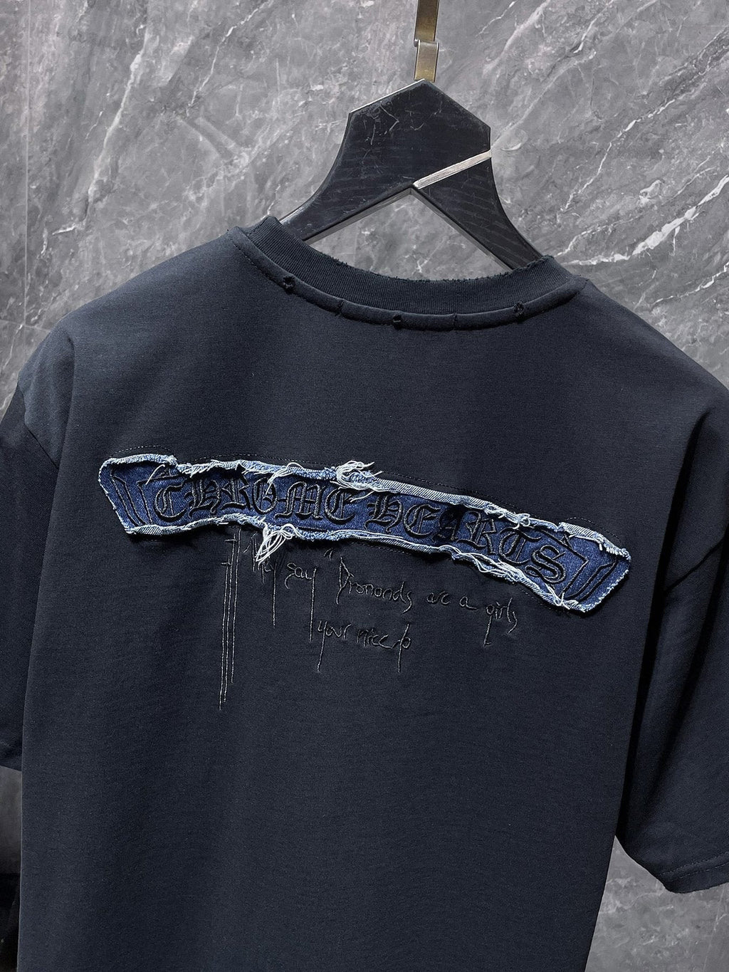 Chrome Hearts Cross Patch Graphic T-Shirt ¡ª detail