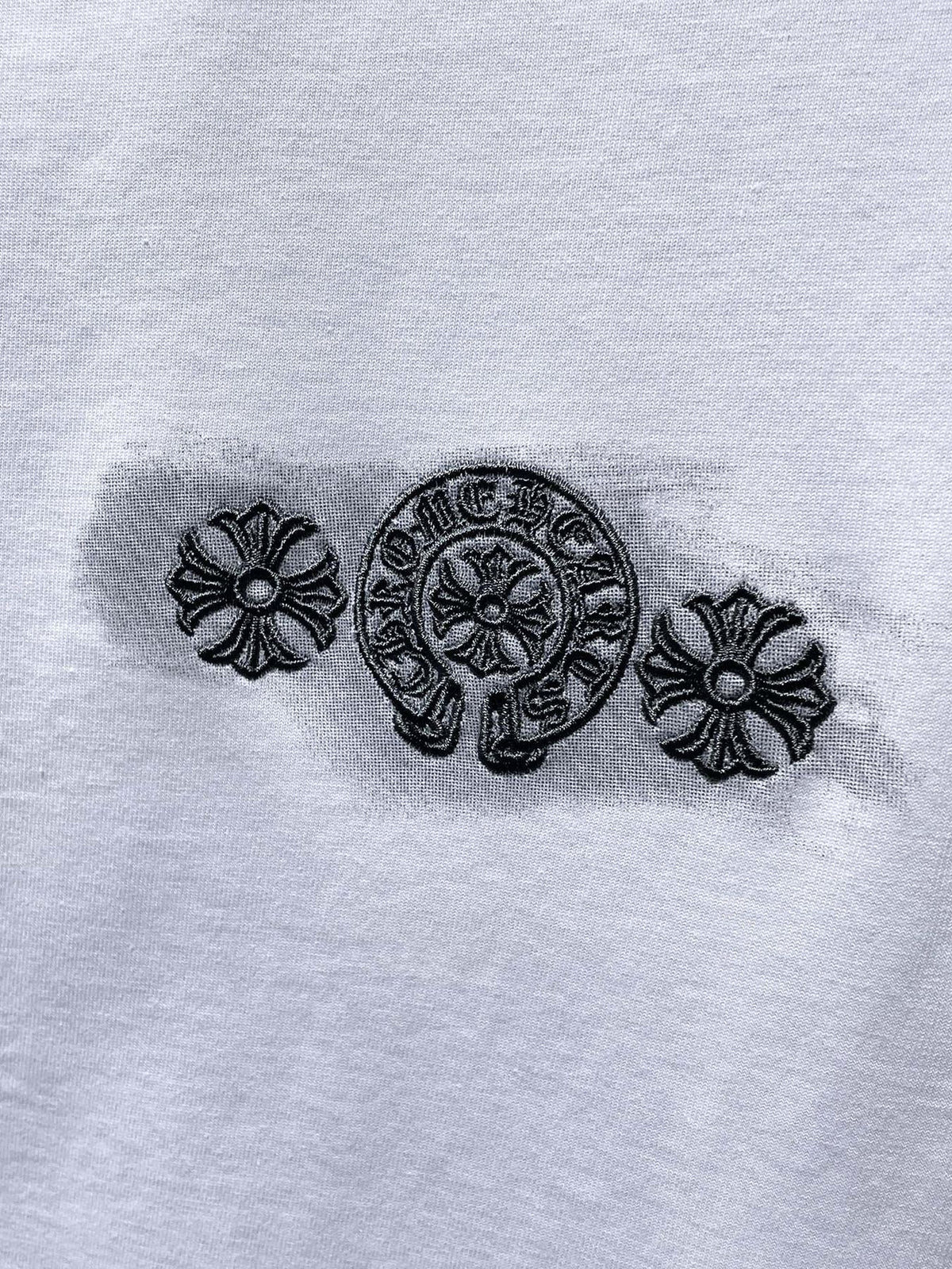 Chrome Hearts Gothic Floral Graphic T-Shirt ¡ª detail
