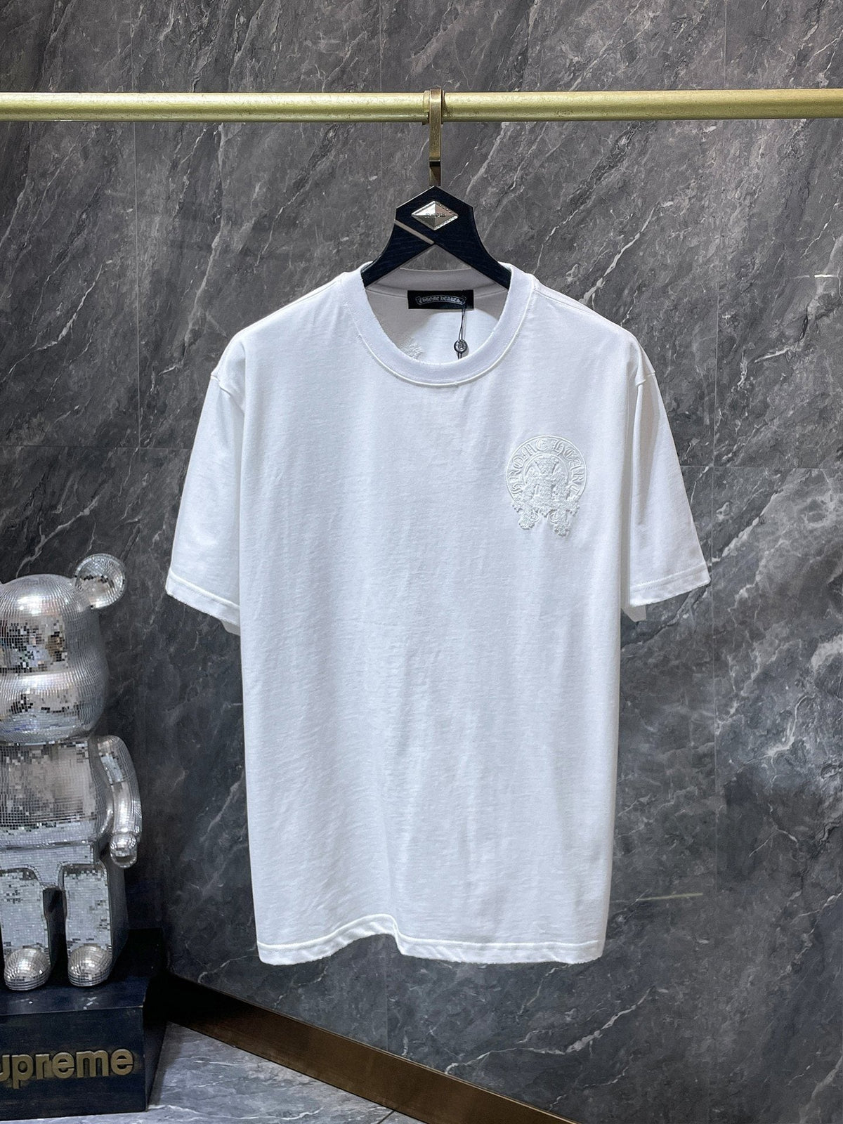 Chrome Hearts Horseshoe & Script Embroidered Graphic T-Shirt ¡ª hero