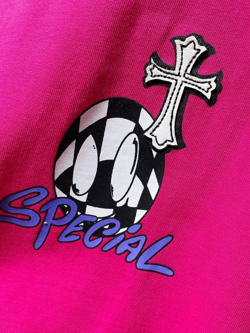 Chrome Hearts Cross & Barbed-Wire Graphic T-Shirt ¡ª detail