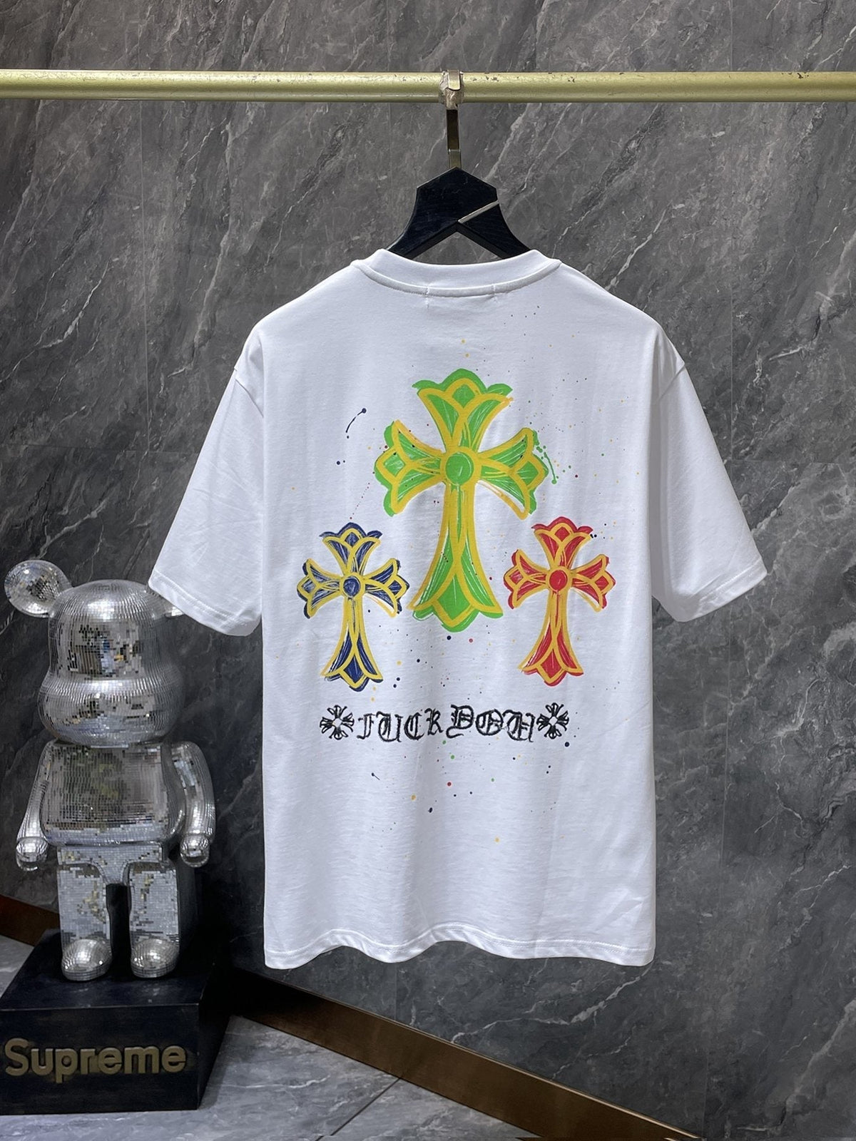 Chrome Hearts Cross Graffiti Graphic T-Shirt ¡ª back