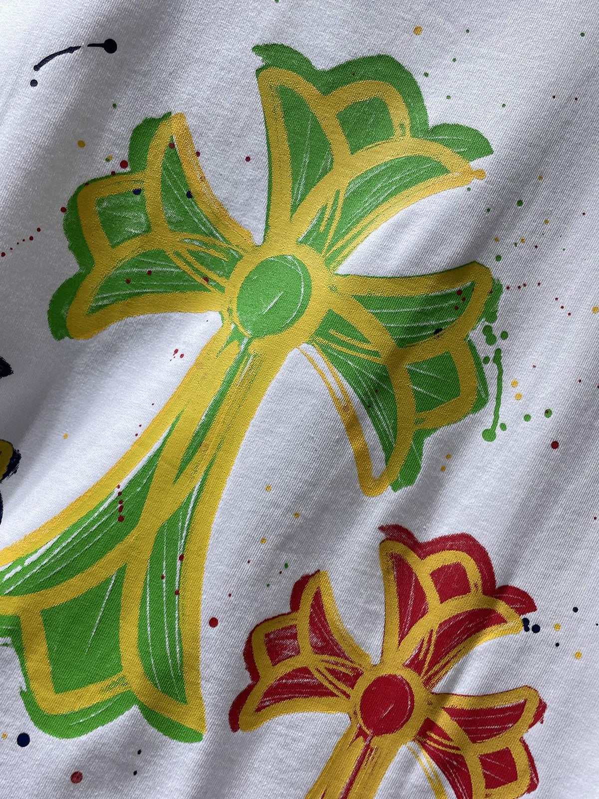 Chrome Hearts Cross Graffiti Graphic T-Shirt ¡ª detail