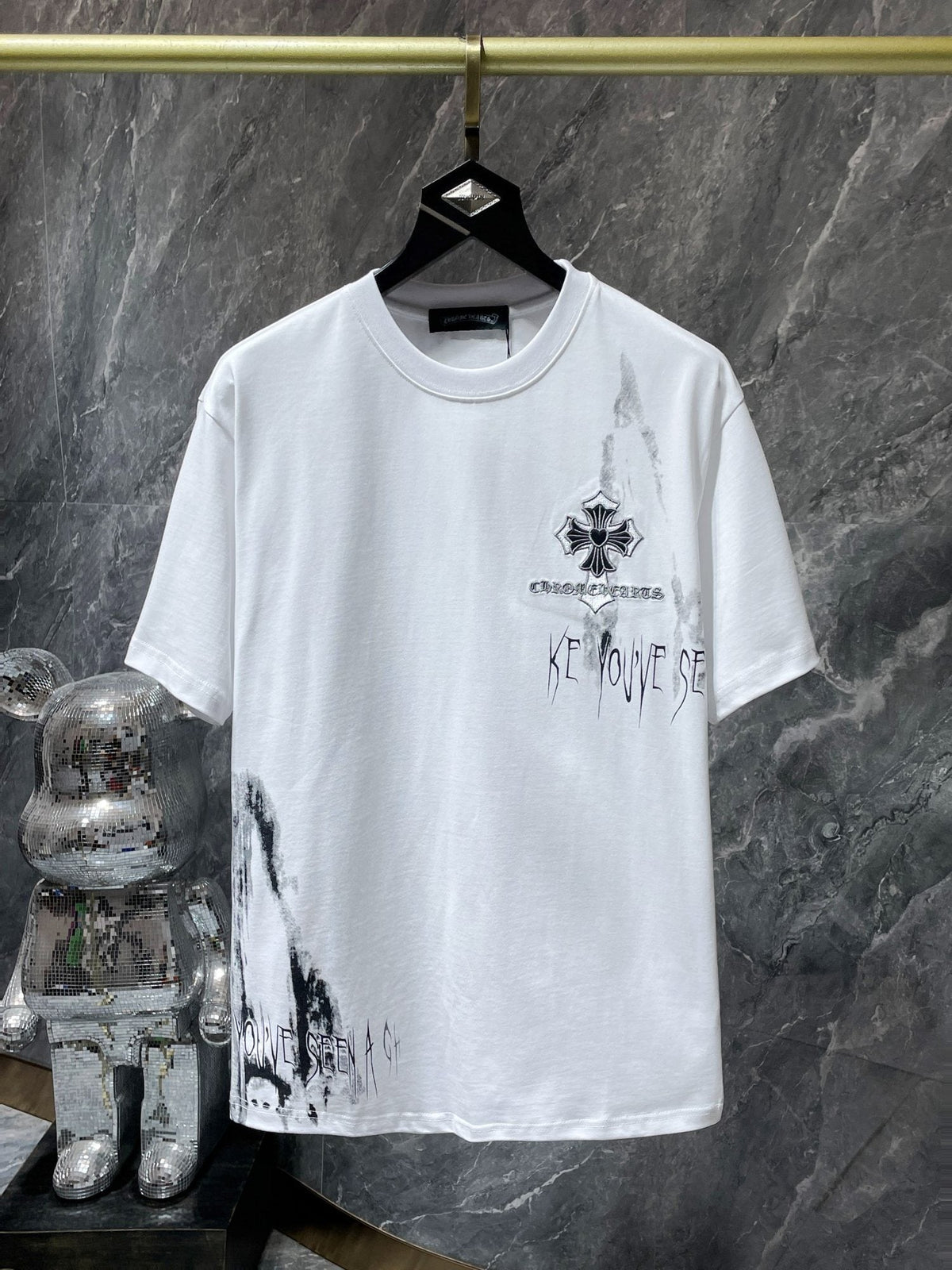 Chrome Hearts Floral Cross Graphic T-Shirt ¡ª hero